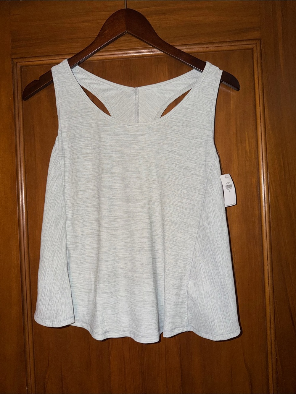Old Navy Light Gray Women's Tank with Racerback Cutouts